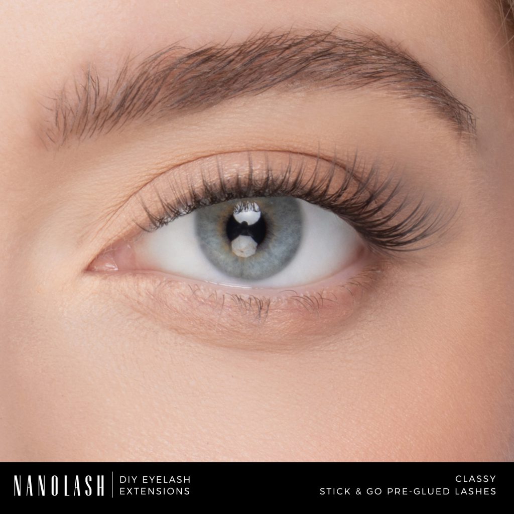 pre-glued false eyelashes nanolash